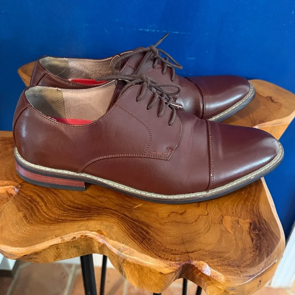 Men’s Bruno Marc Prince classic modern formal Oxford dress shoes Size 11W
